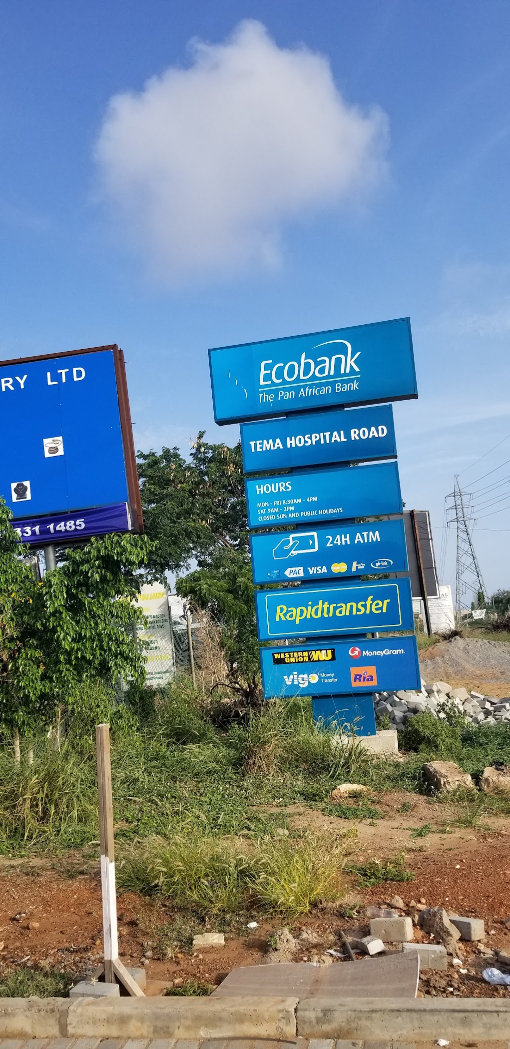 Ecobank Ghana | Branch | Hospital Road | Tema – TortoisePath | Abacus 🧮