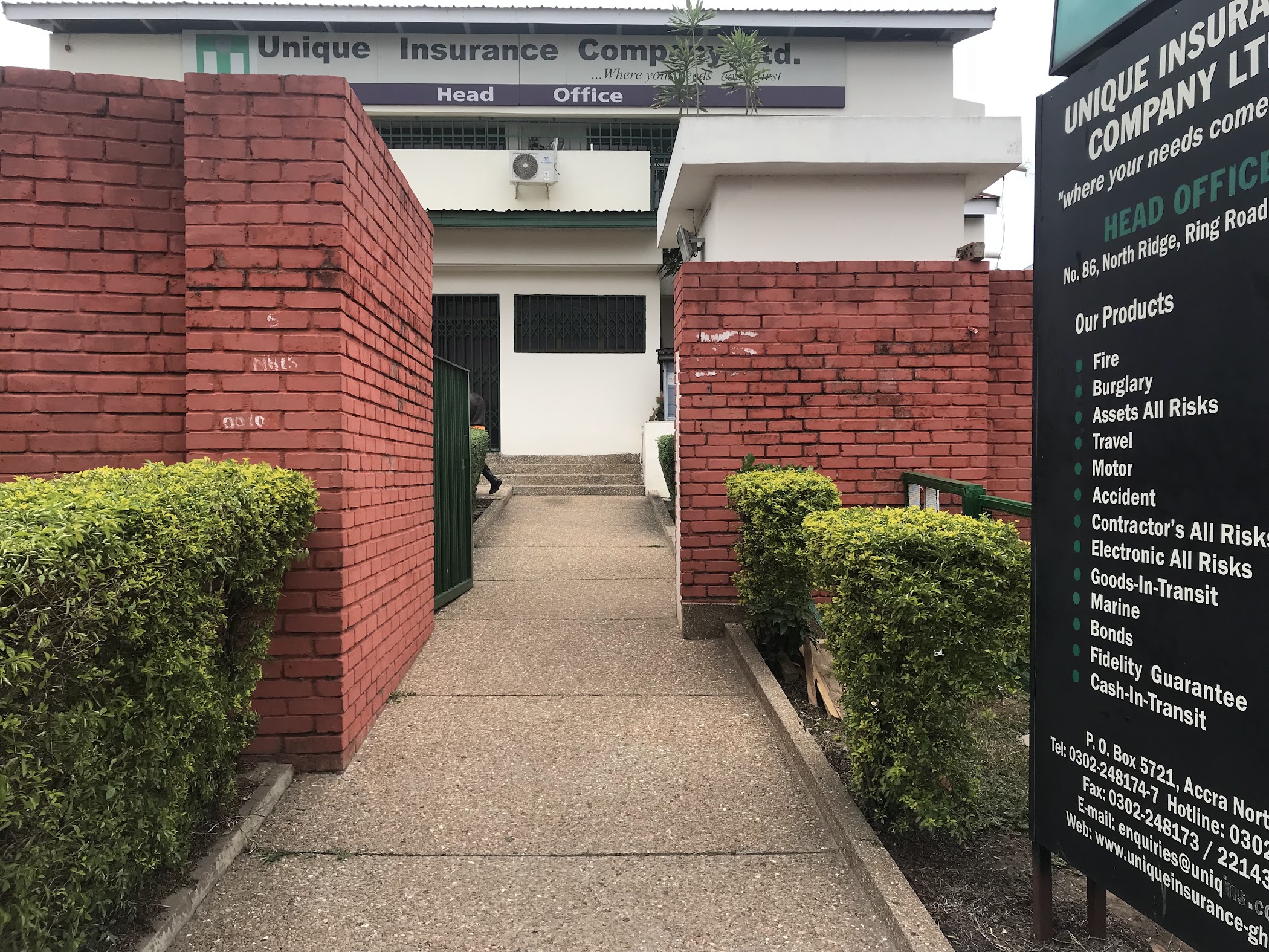 Unique Insurance Company | Head Office — Accra