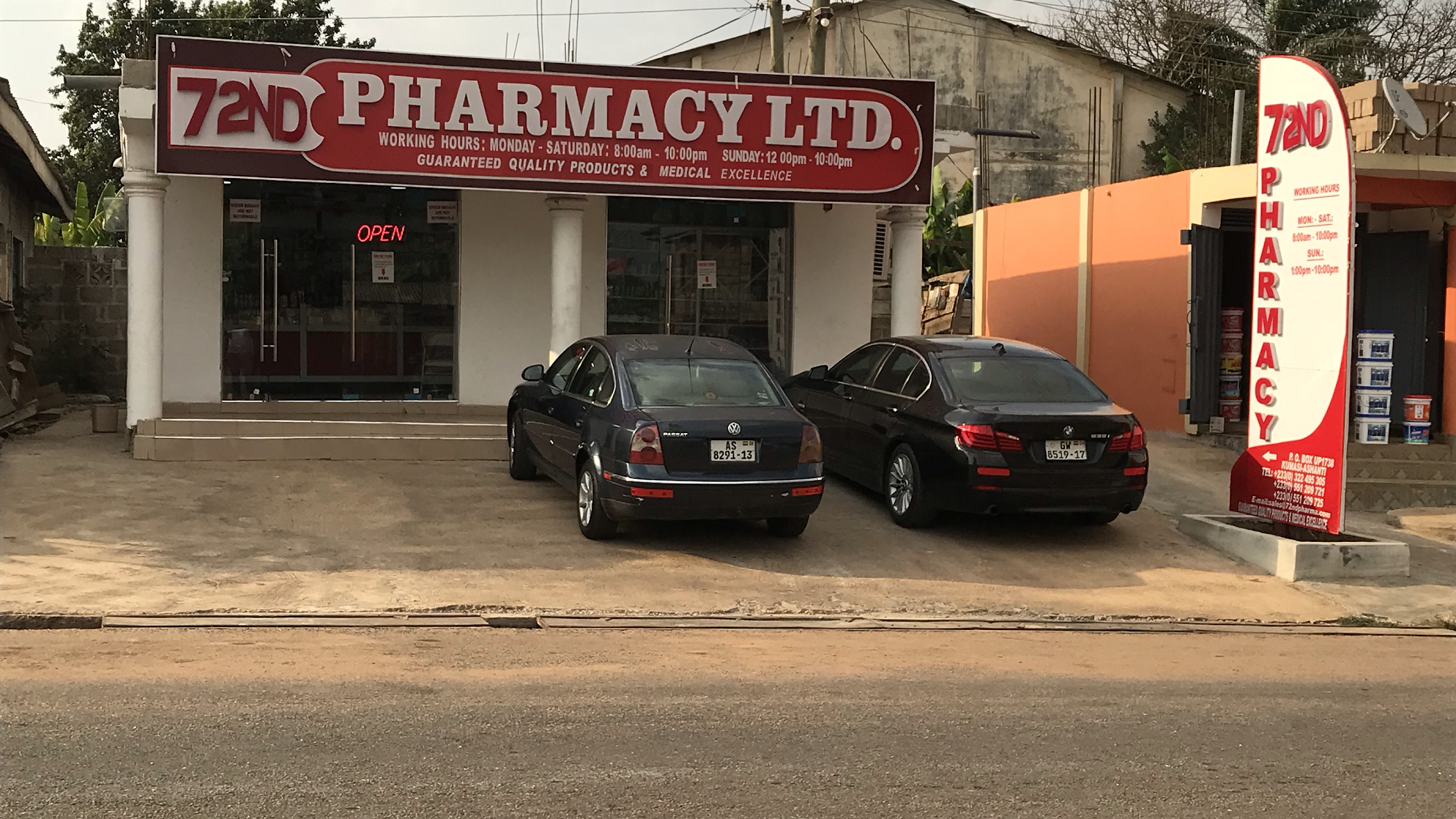 72ND PHARMACY LTD (WHOLESALE/RETAIL) | Ghana 🇬🇭 — Kumasi