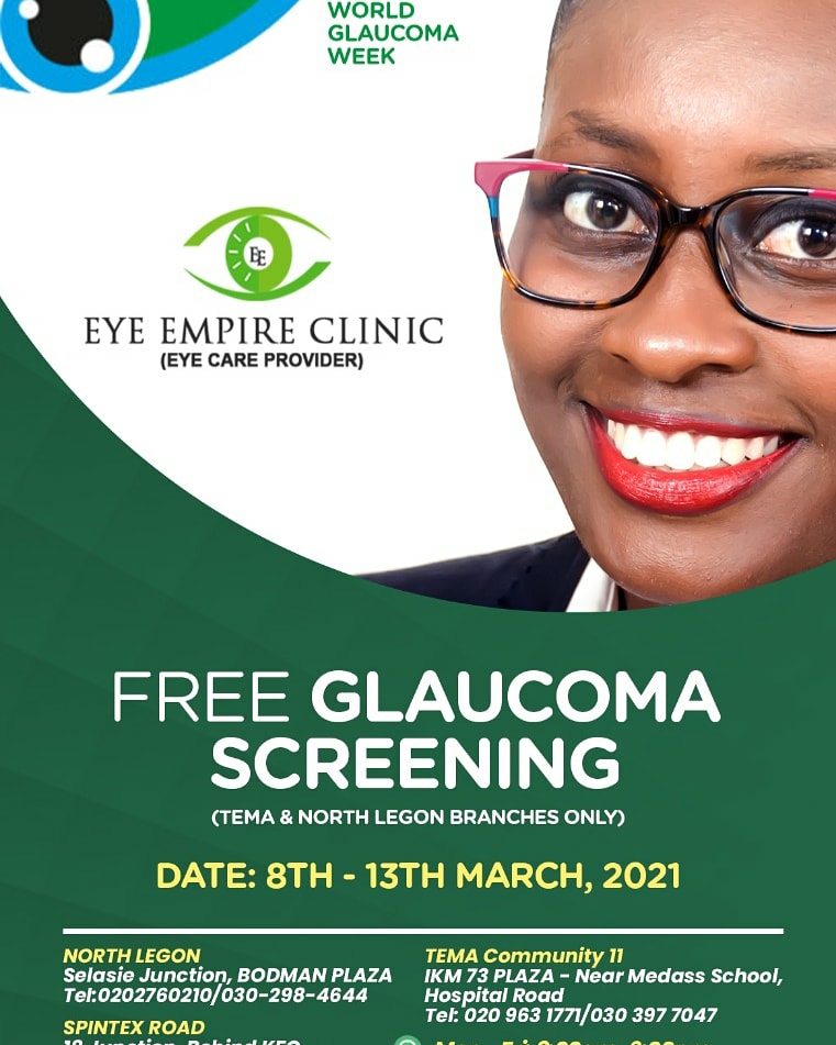 Arrival and context view at Eye Empire Clinic | Ghana 🇬🇭 in Tema, Greater Accra Region.