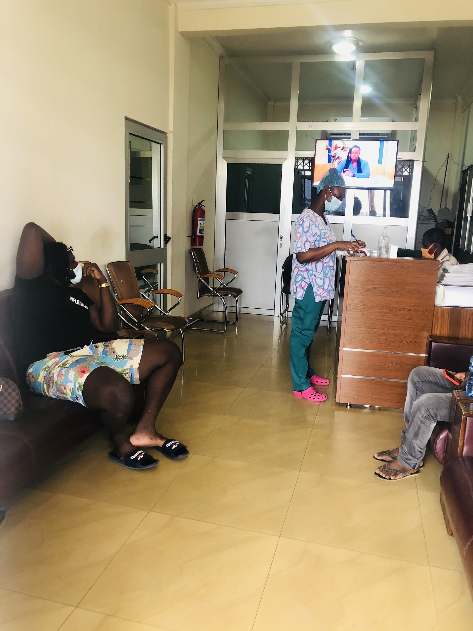 Arrival and context view at Excel Dental Clinic | Ghana 🇬🇭 in Accra, Greater Accra Region.