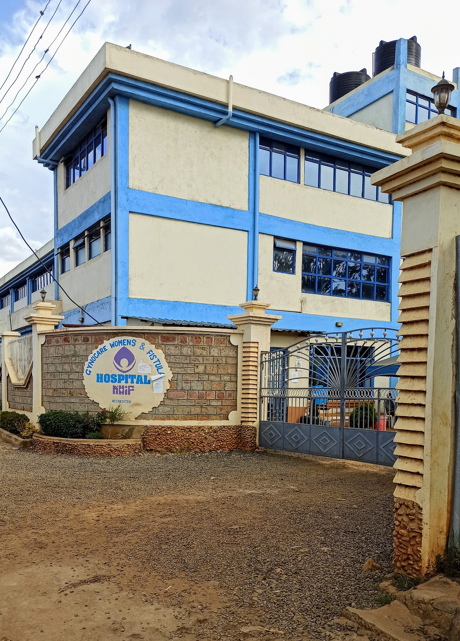 A first look at Gynocare Women’s And Fistula Hospital in Langas, grounding the page in the hospital setting patients may actually visit.