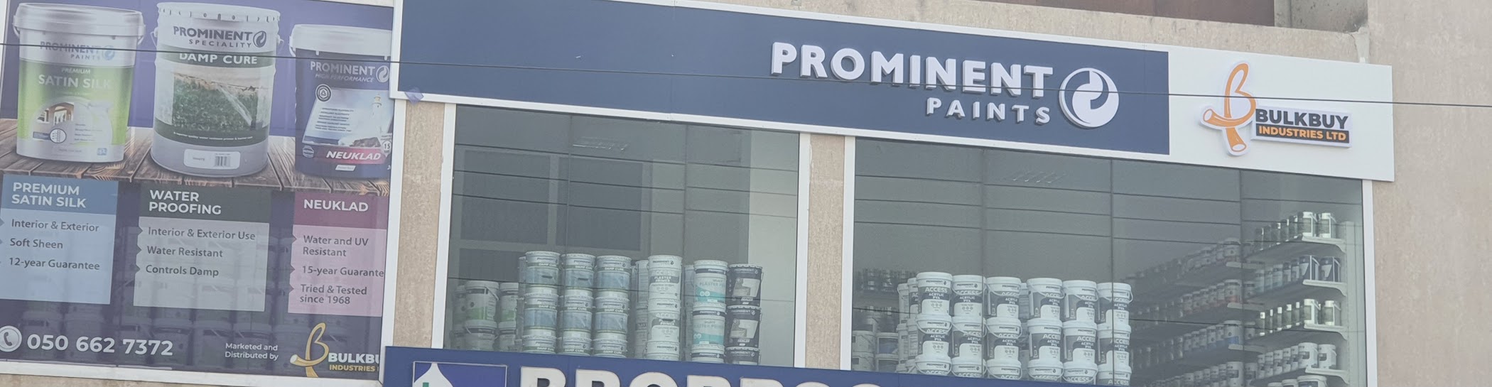 Prominent Paints Ghana | Spintex Showroom | Ghana 🇬🇭 — Accra