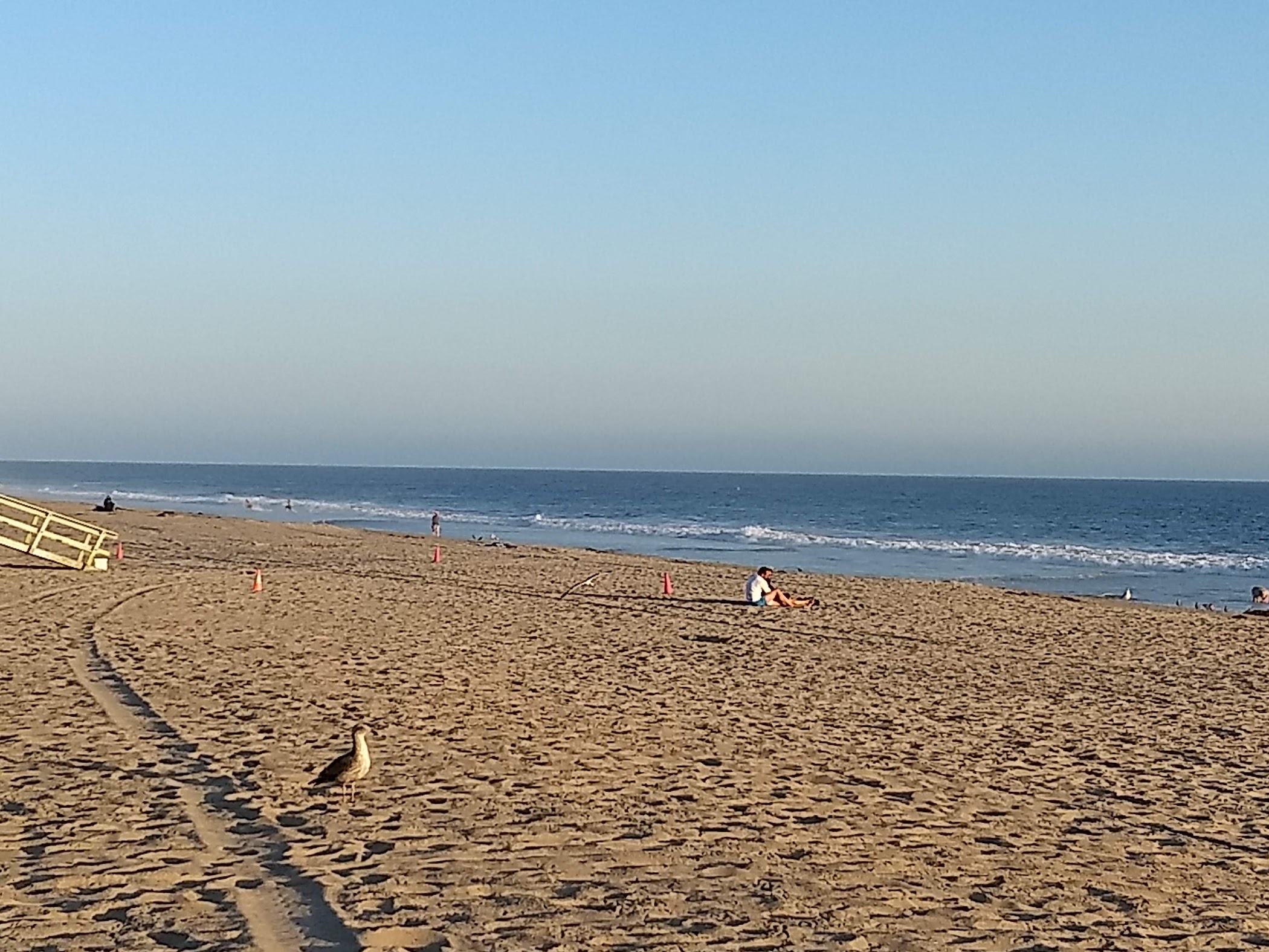 A wide first look at Zuma Beach, showing the long Malibu shoreline and the scale of the setting.