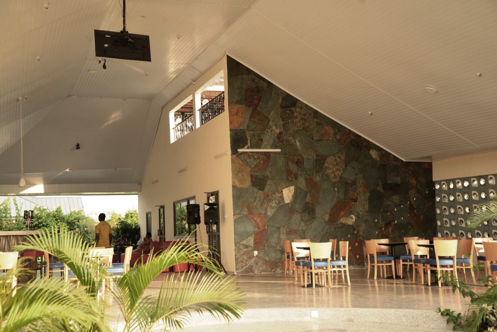 Seating area shown in Chiller Event Center's public gallery