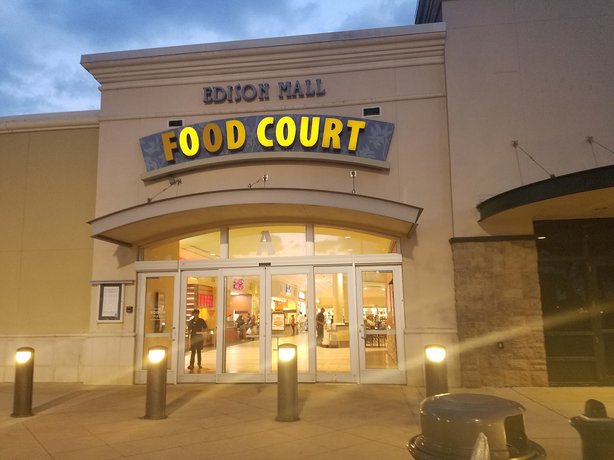 A first look at Edison Mall in Fort Myers, showing the mall entrance, storefront mix, or everyday shopping feel.