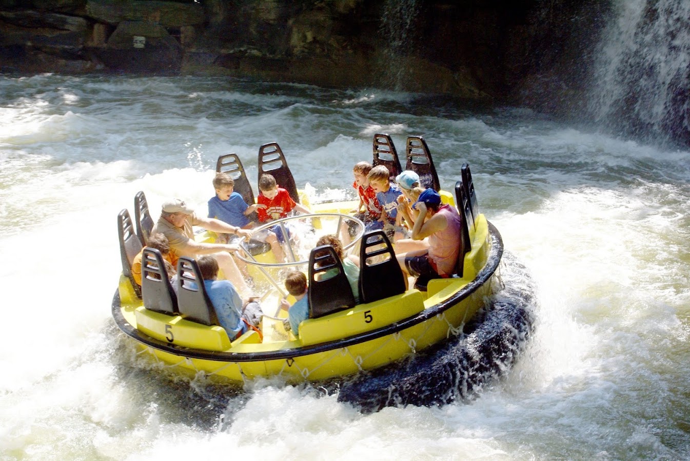 Thunder River at Six Flags Over Georgia is built for fast-moving group rides and hot-day energy.