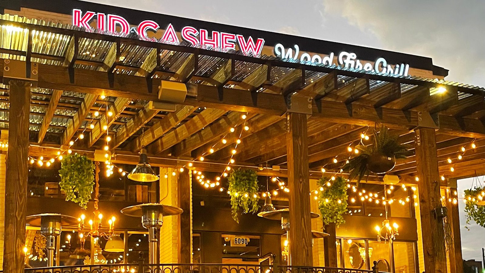 Kid Cashew in Sandy Springs, with a wood-fire grill menu and a patio-forward feel.