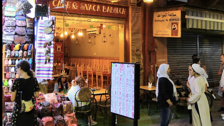 Café Babouche medina — Marrakech