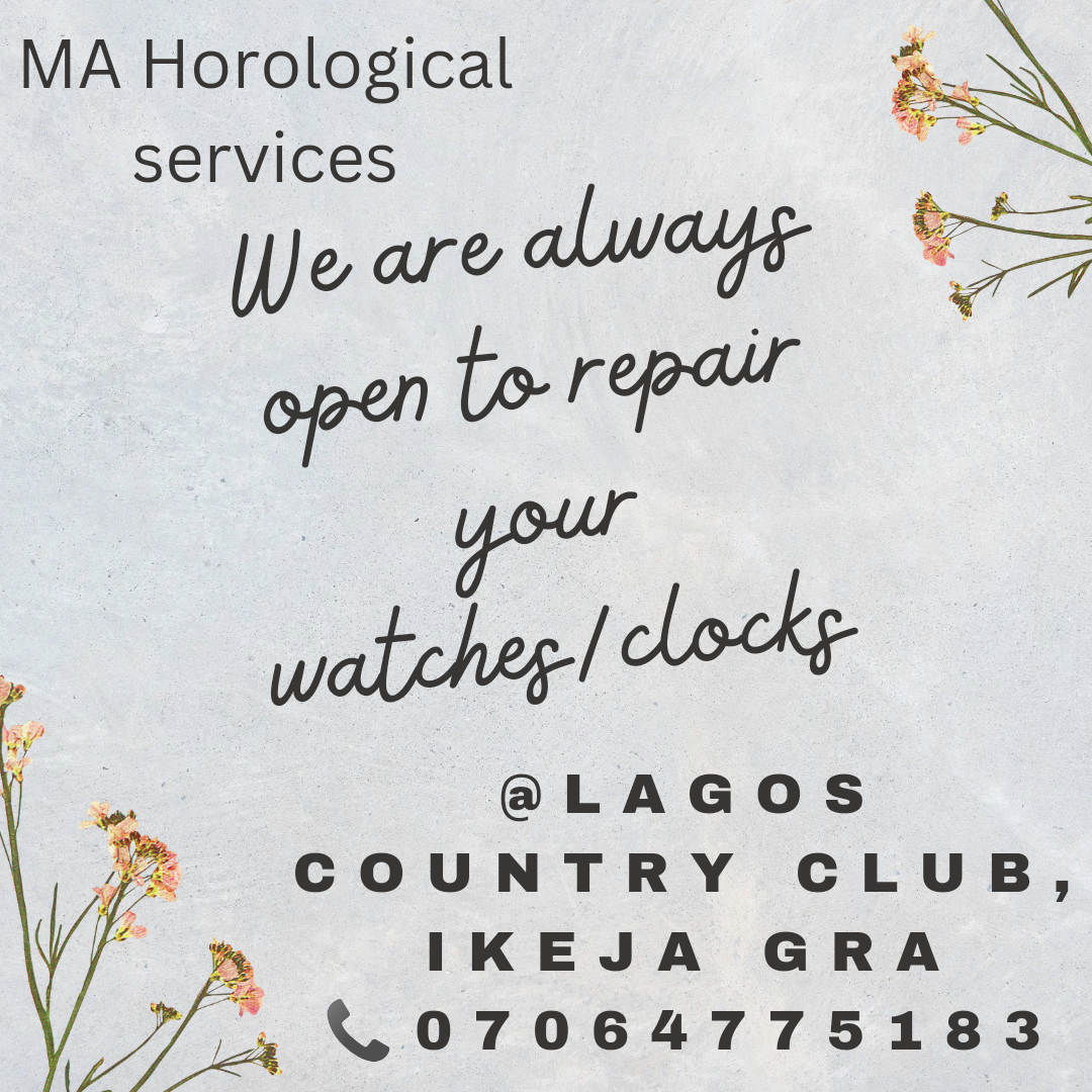 MA Horological services — Ikeja