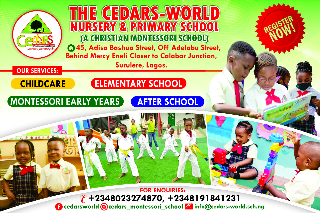 The Cedars-World Nursery & Primary School, Surulere, Lagos, Nigeria ...