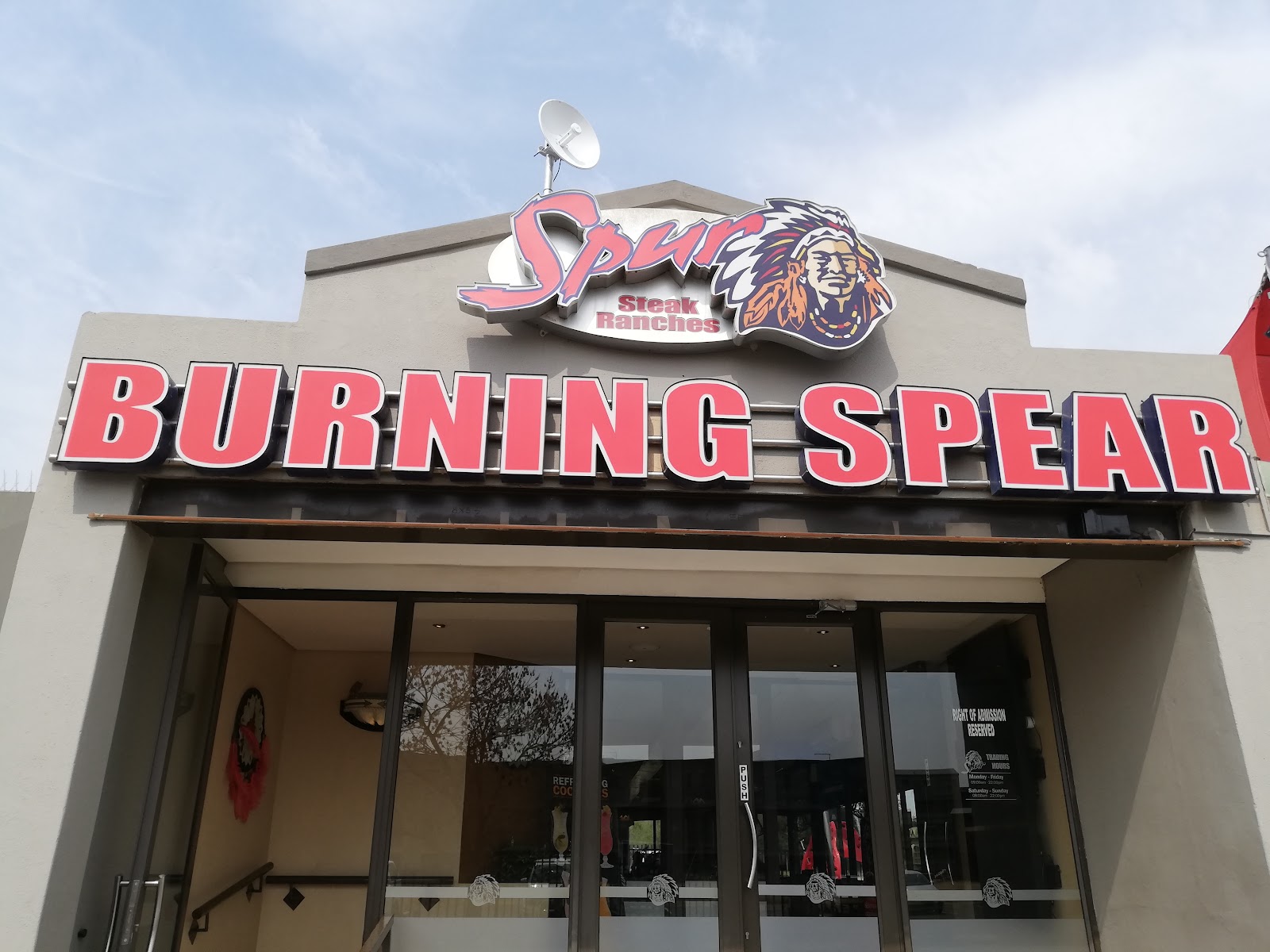 Burning Spear Spur — Bloemfontein
