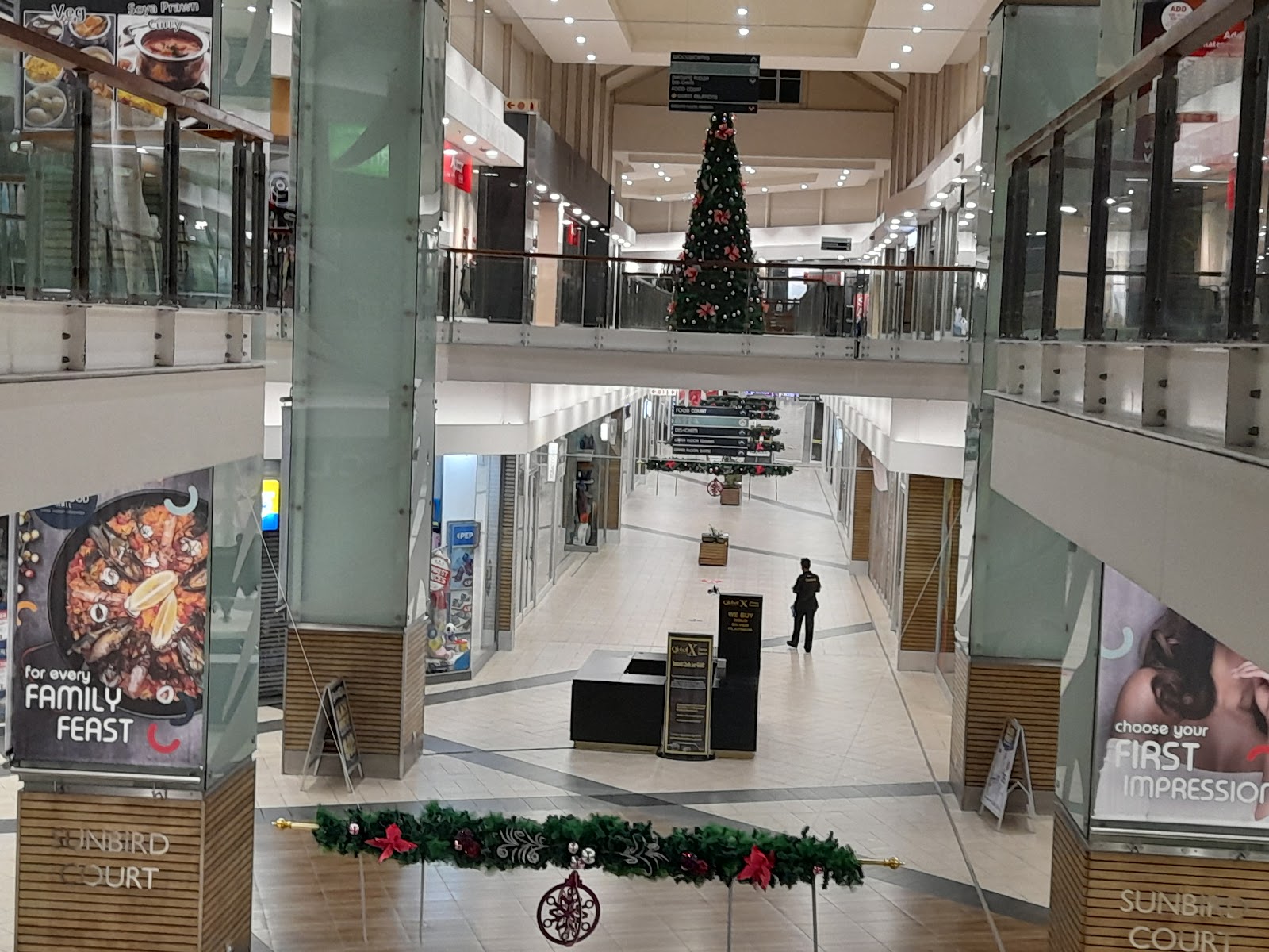 Arrival and context view at Saxony Westwood Mall in Westville, KwaZulu-Natal.