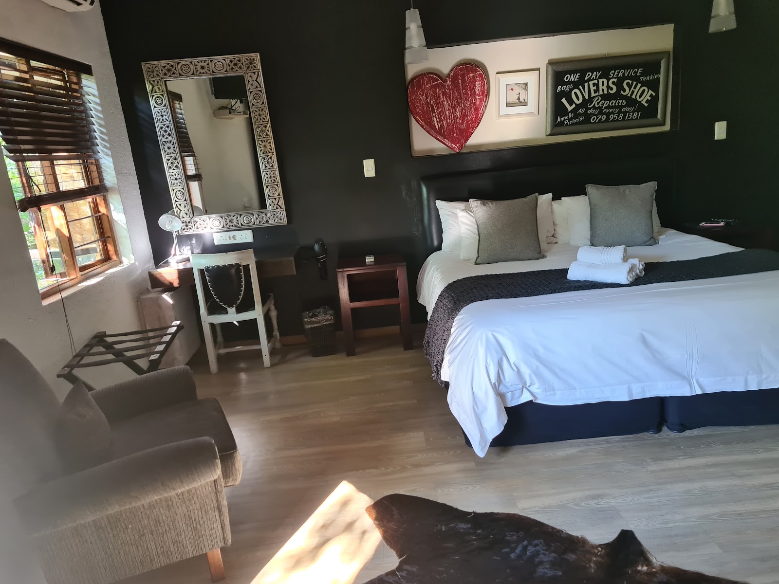 Arrival and exterior context at Zebrina Guest house in Mbombela, Mpumalanga.