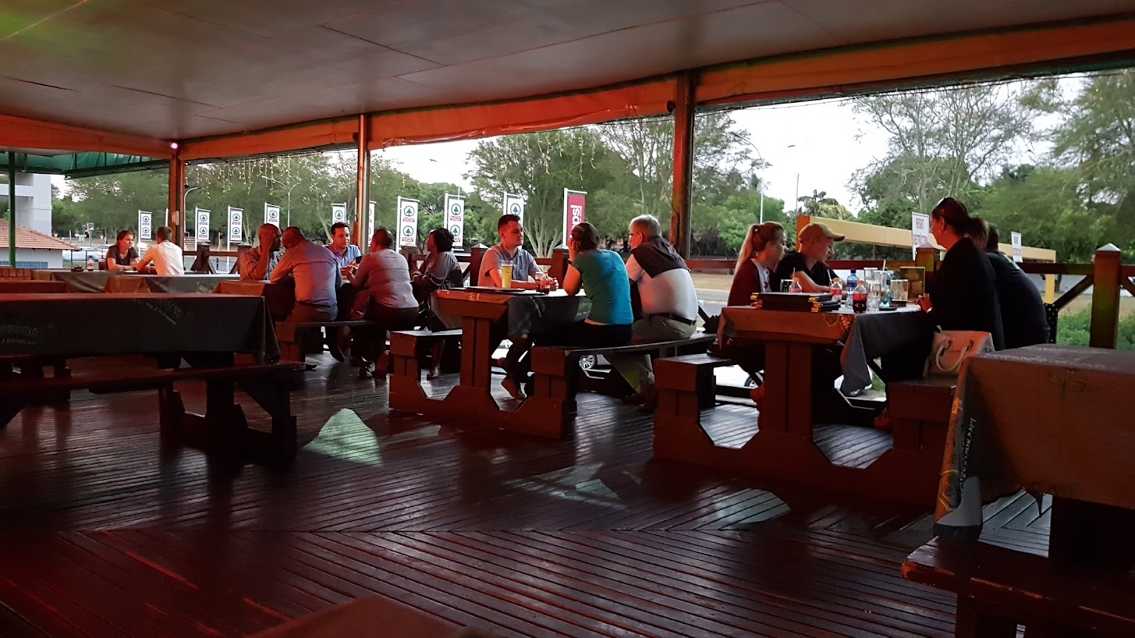 Arrival and context view at Shamrocks – Irish Pub and Restaurant. in Akasia, Gauteng.