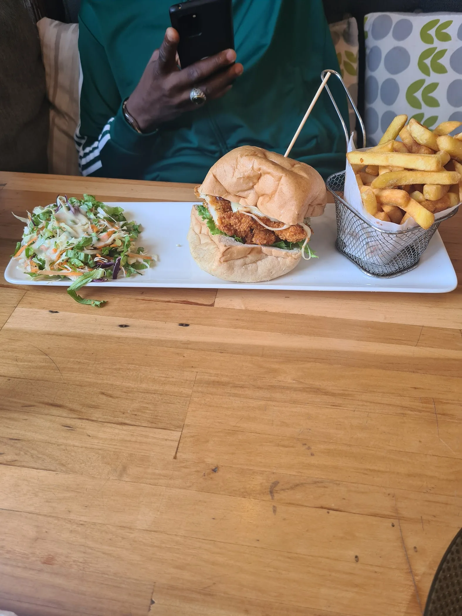 Arrival and context view at Sunshine Salad Bar and Restaurant in Accra, Greater Accra Region.