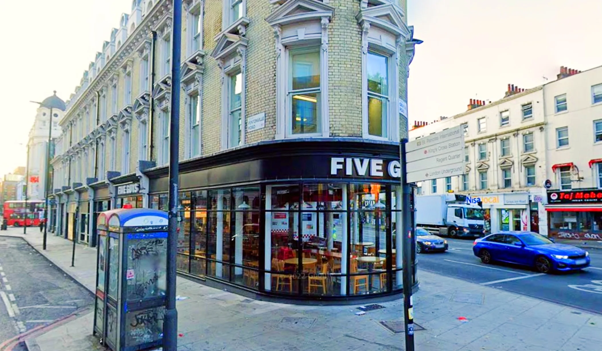 Five Guys Kings Cross London