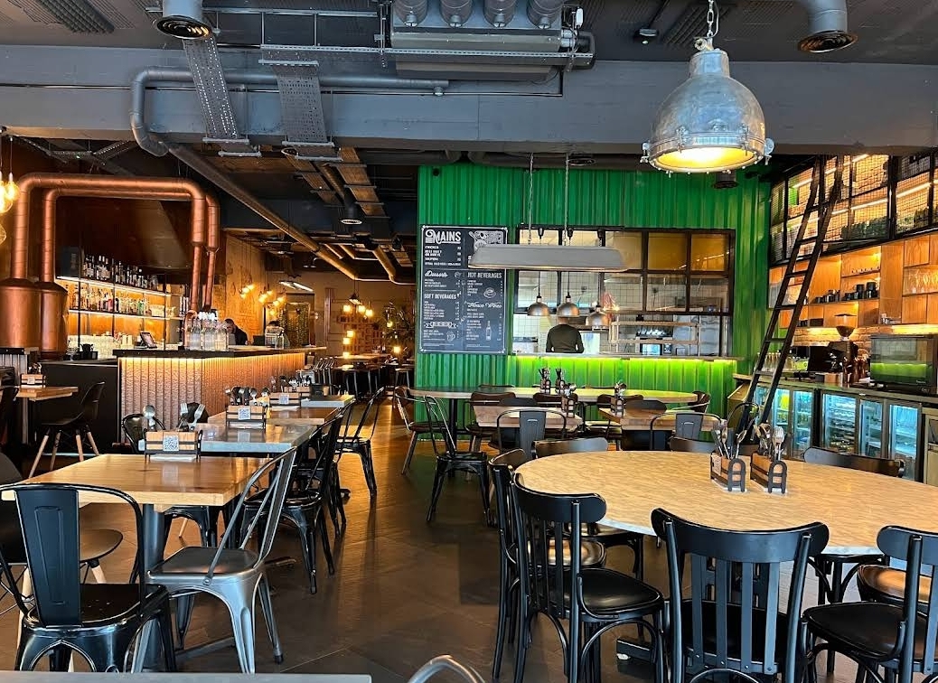 Arrival and context view at Swiss Butter | Holborn in England.