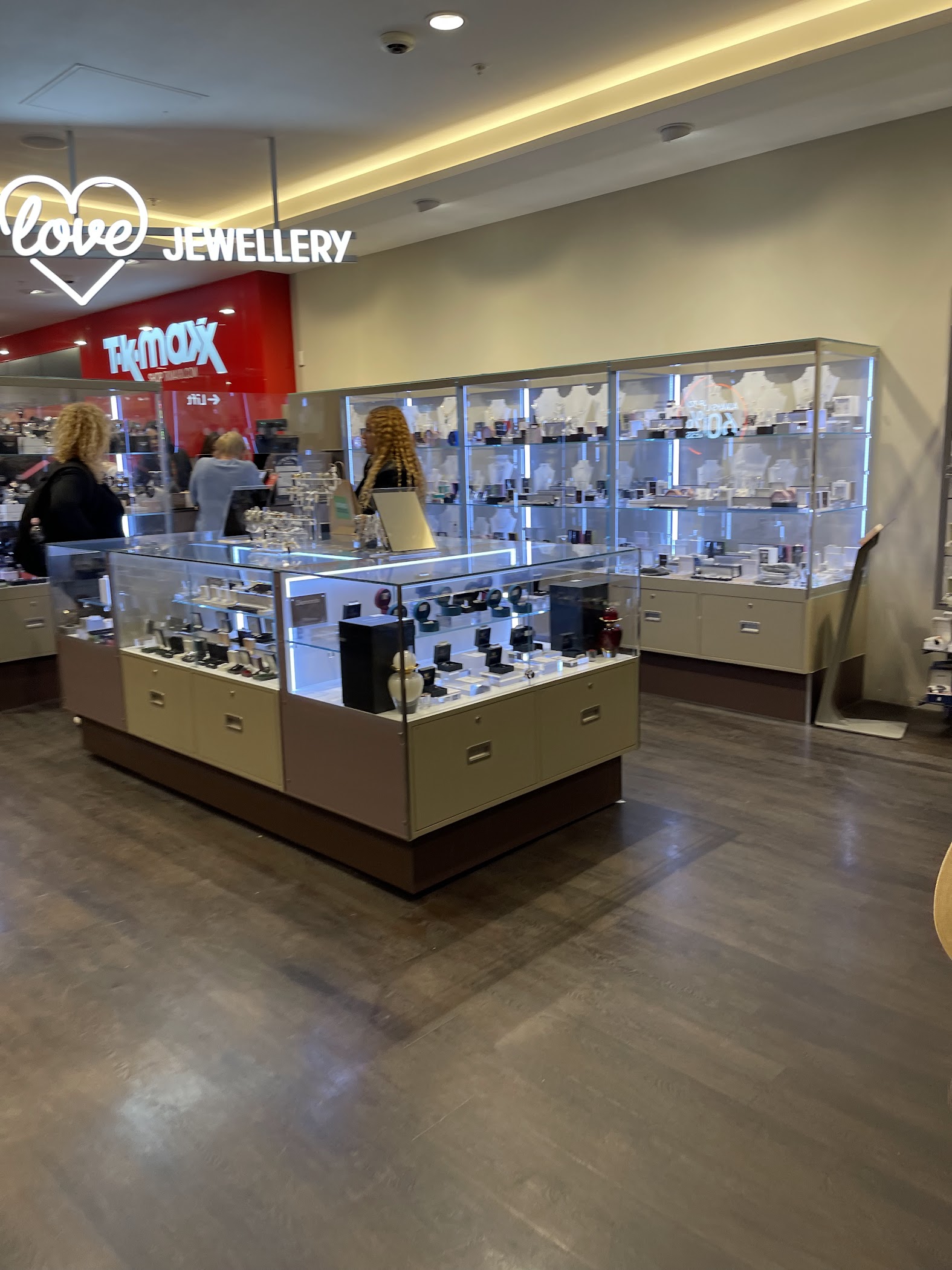 Arrival and context view at TK Maxx | Oxford Street | London in London, England.