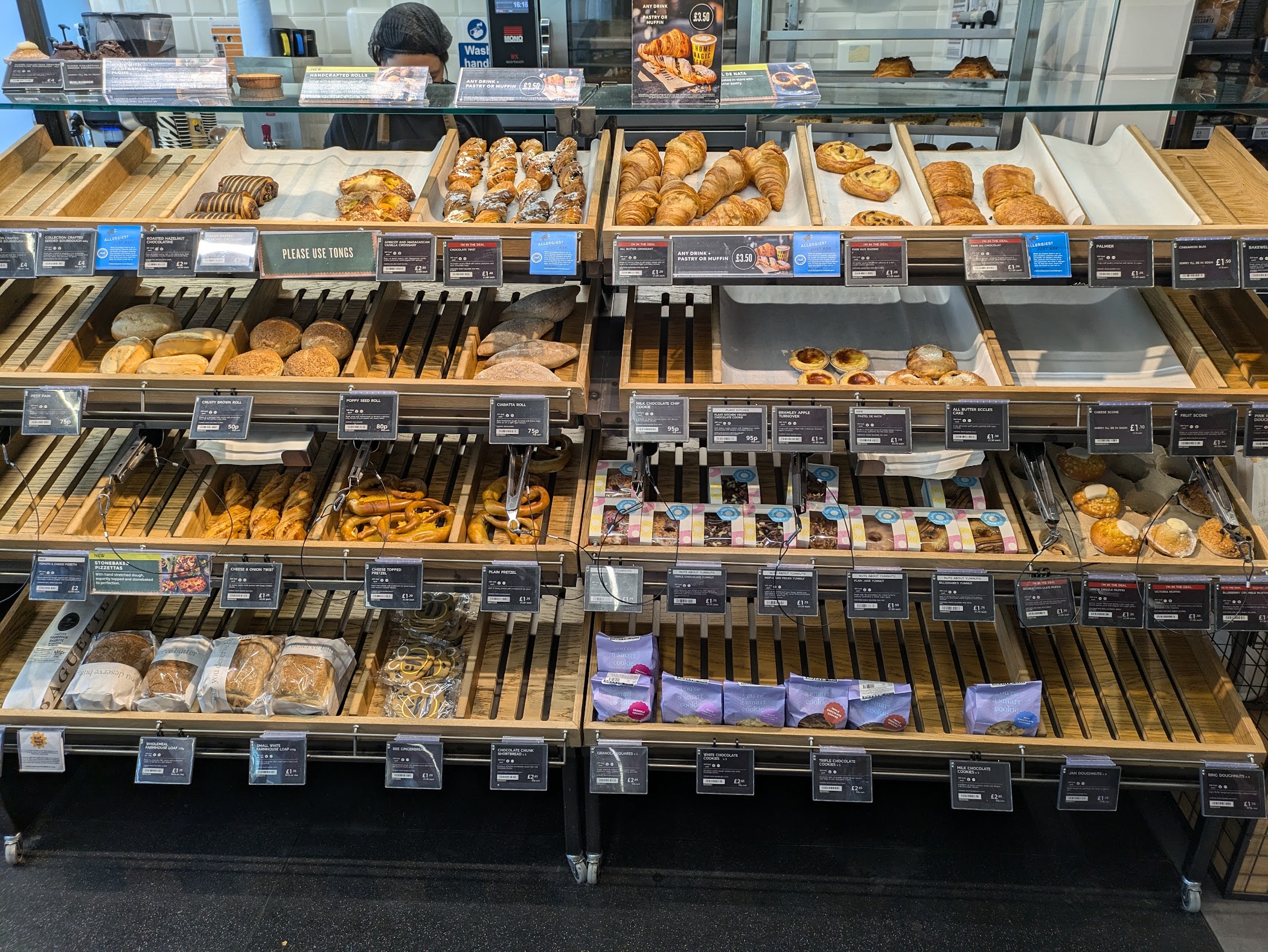 A first look at M&S | Foodhall | Leeds, showing the store setting and the city-centre feel of the stop.